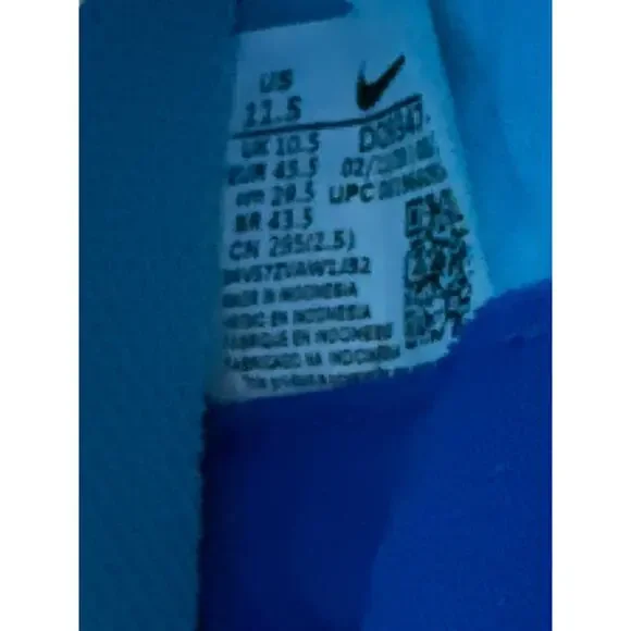 Nike Zoom Mercurial Superfly 9 Elite Men Size 11.5 Academy Baltic Blue‎ KM TF